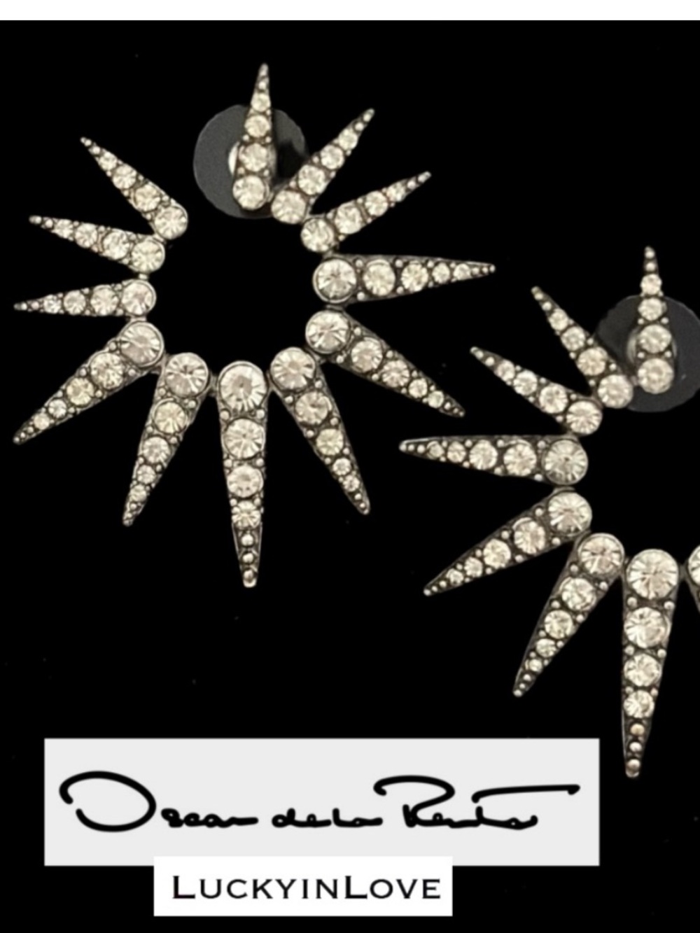 Oscar De La Renta Sea Urchin Hoop Earrings